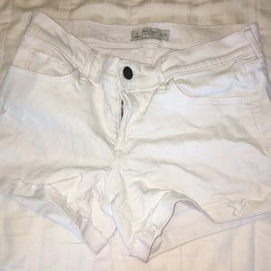 Abercrombie White Shorts
